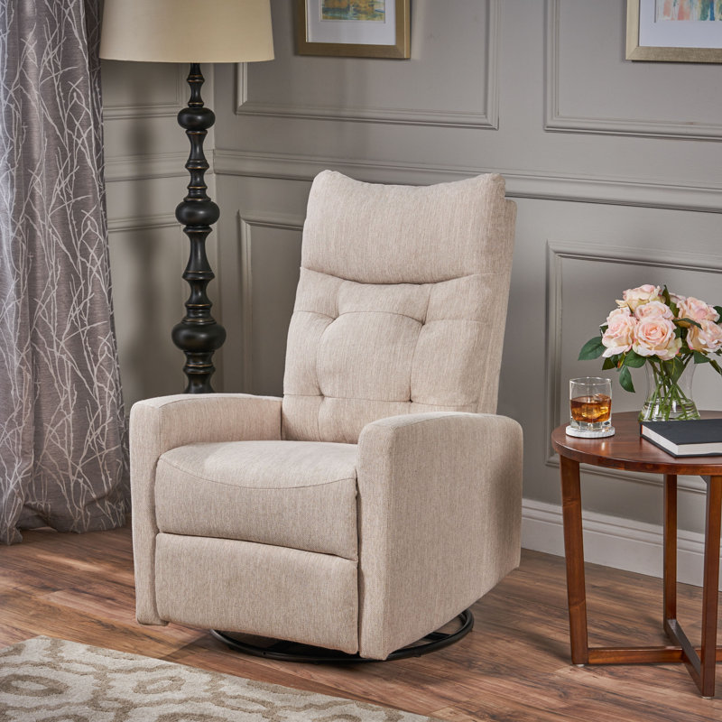 Fauteuil inclinable et pivotant, Beige