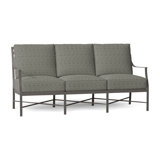 Monaco 74.5" Wide Outdoor Patio Sofa with Cushions