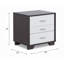 Table d'appoint blanche et noire-124481884