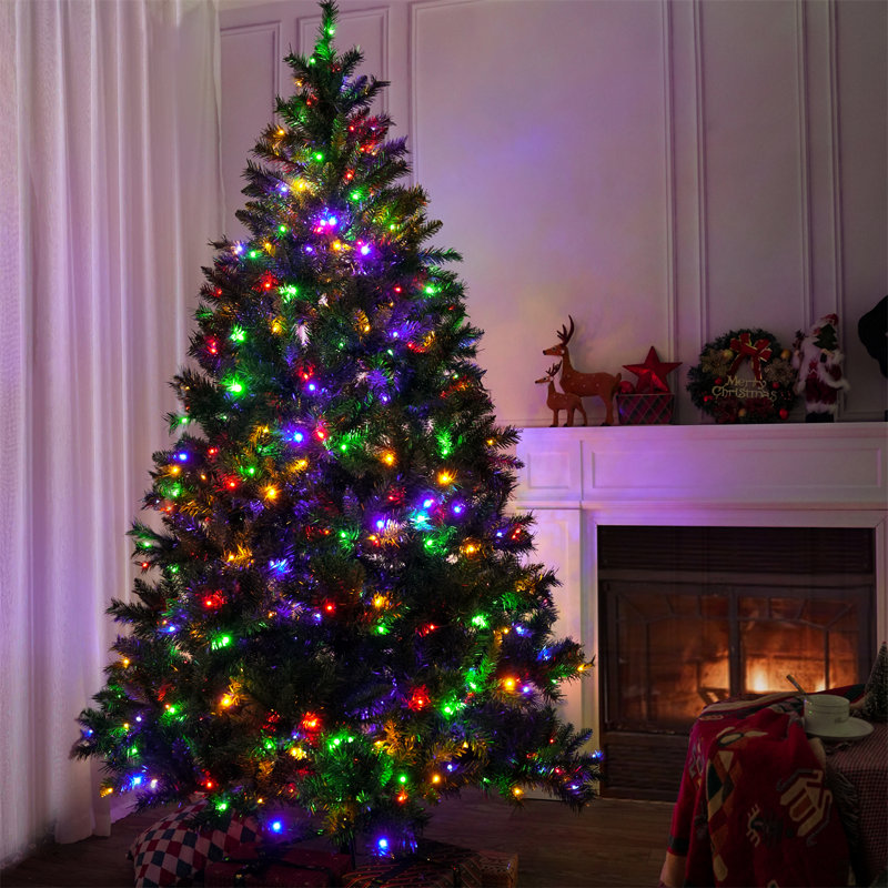 Artificial Christmas Tree, 6.0 ft, Pre-Lit