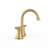 High Arc Double Handle Widespread Bathroom Faucet With Pop-Up Drain Assembly In Brushed Gold-123202628