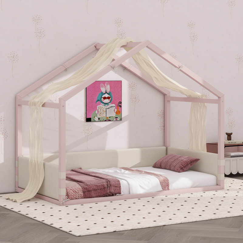 Lit simple Montessori House, Rose