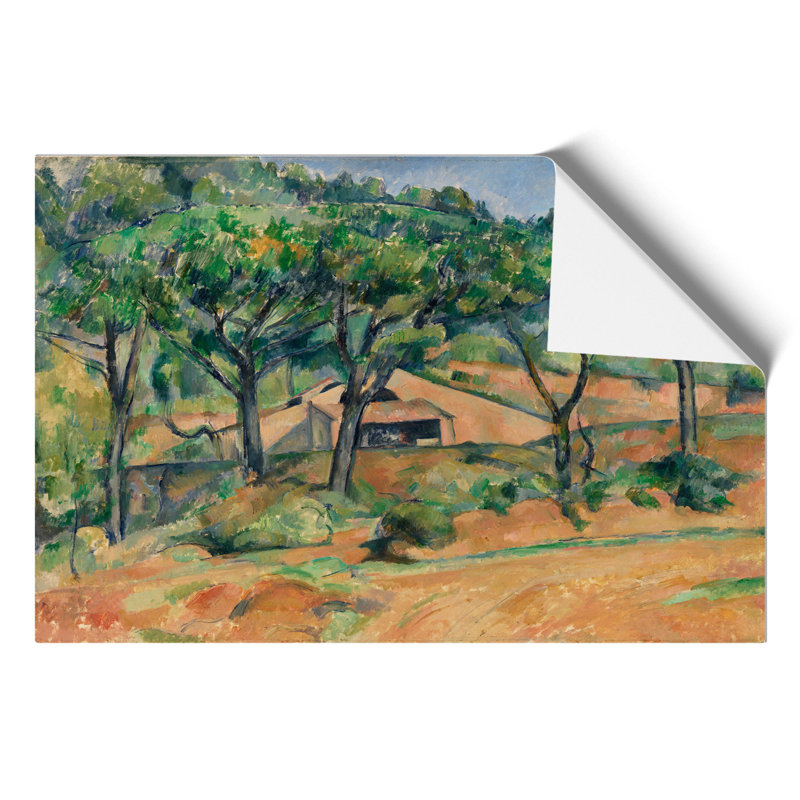House In Provence by Paul Cezanne - No Frame Painting, 30cm H x 42cm W x 0.1cm D