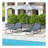 Folding Chaise Lounge Pool Chair, Patio Sun Tanning Chair, Outdoor Lounge Chair With 4-Position Reclining Back, Breathable Mesh Seat For Beach, Yard, Patio-768006336-768006337