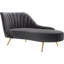 Chaise longue en velours Margo-1182622603