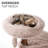 47.6''H Solid Wood Cat Tree With Condo & Perch For Maine Coons & Multi-Cat Homes, Cat Tower