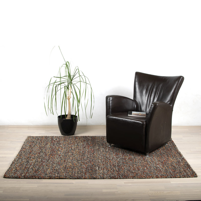 Jenks Solid Colour Hand Woven Area Rug, Rectangle 200 x 290cm
