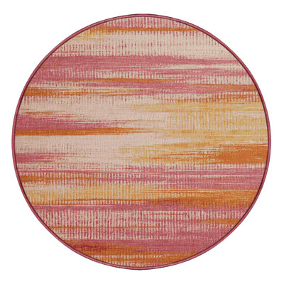Washable Coastal Morning Coastal Area Rug