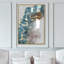Oliver Gal Melting Flow Abstract - Leaf & Hand-Applied Glass Coat Framed Canvas Art-350556128-350556140