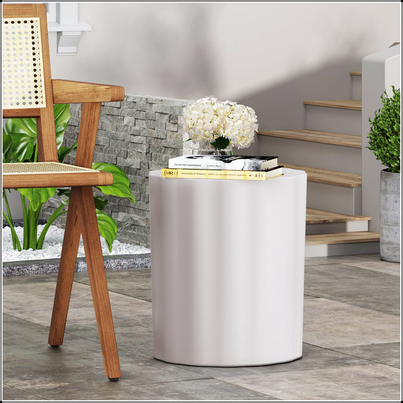 Outdoor LightWeight Concrete Side Table