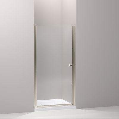 Fluence 37.75" x 65.5" Pivot Shower Door with CleanCoat® Technology