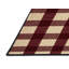 Tapis rouge à carreaux lavable à la machine-2063986223