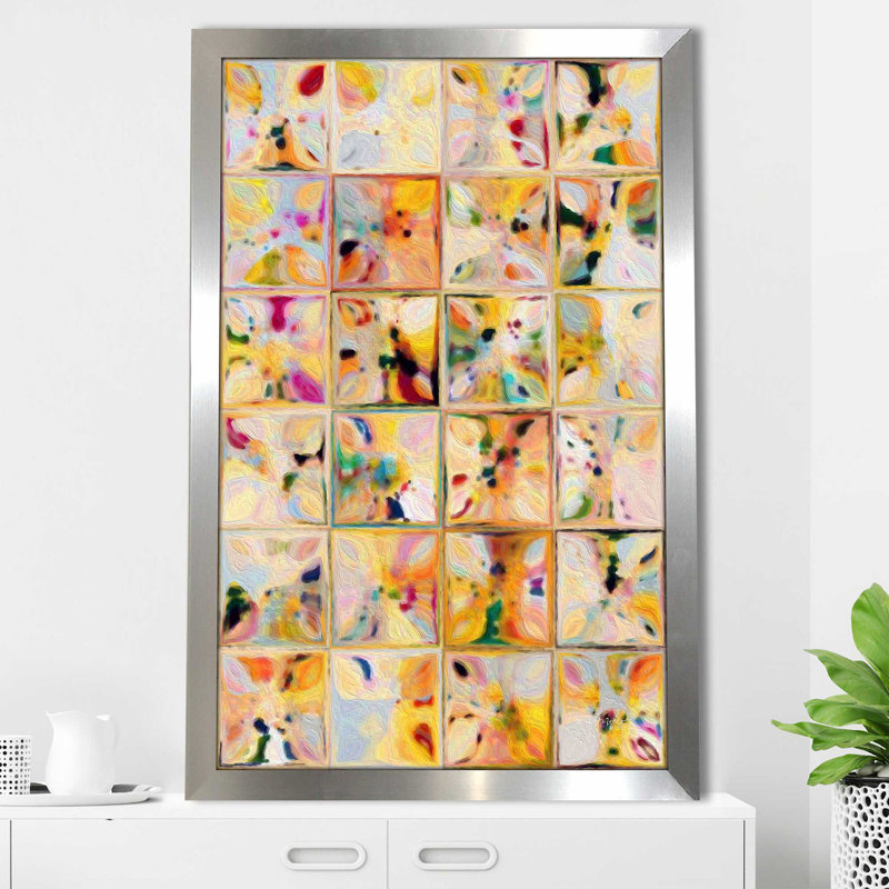 «Genesis 28:16 The Lord Is Here (Vertical)» par Mark Lawrence, reproduction sur acrylique, Encadrement argenté