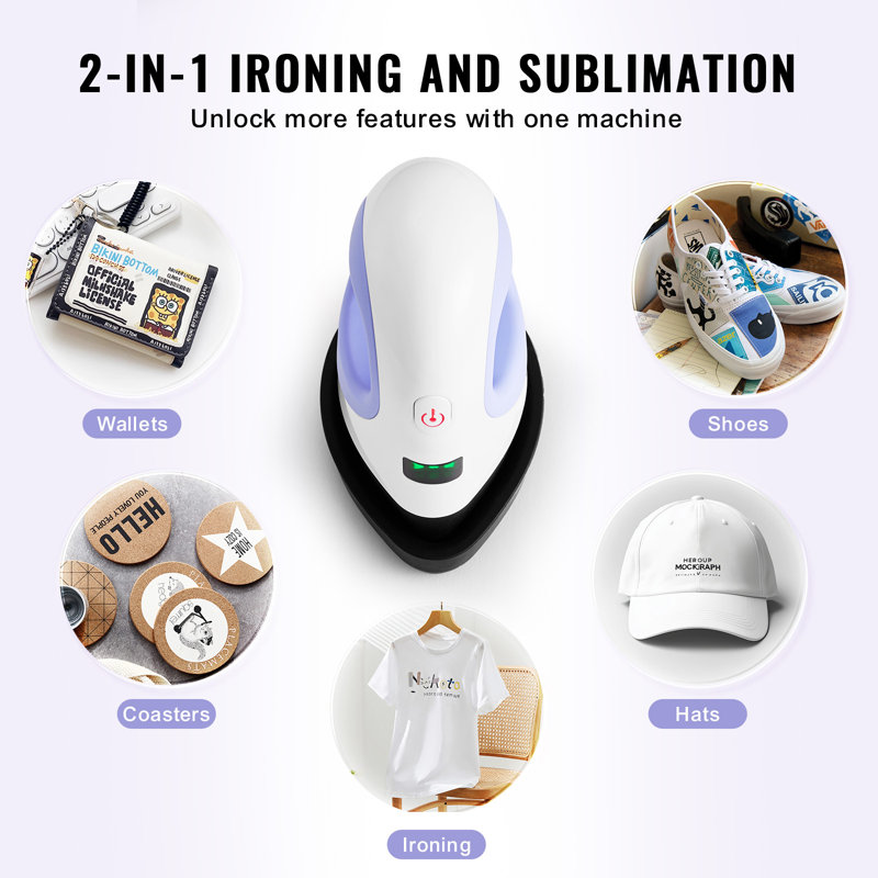 Mini Heat Press Machine Small Portable Heat Transfer Machine Sublimation