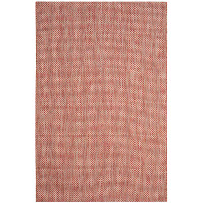 Tapis rouge / beige Castlebourne