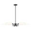 Lustre noir mat 6 lumières Justina-123223123