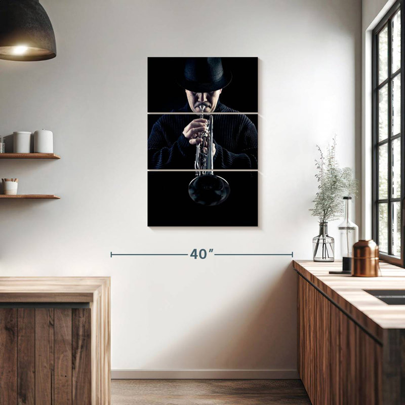 Abarca Jazz Trumpeter, H 38 po x l 24 po