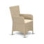 Luneburg Patio Bistro Wicker Dining Chairs with Cushion, Set of 2, Cream-1397727902