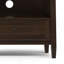 Meuble télé bas en bois massif de 72 po de largeur pour téléviseur de 80 po ou moins-132918471