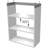 Single Shelf-Hang Closet Shelf with Cubby-381264410-381264413