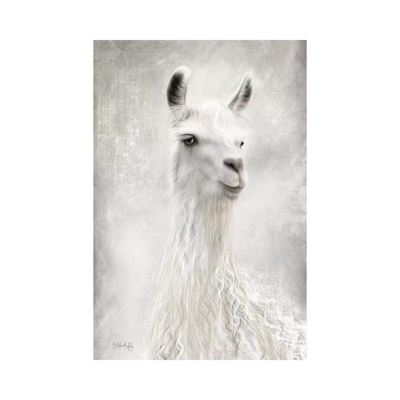 Lulu The Llama Up Close by Marla Rae - Wrapped Canvas Print, 101.6 cm H x 66.04 cm W x 1.91 cm D