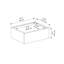 Locelso 100% CHIPBOARD Floating Shelf-106502202