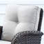 Chaise longue d'extérieur en osier / rotin avec coussin Bickleton-88549458-88549453
