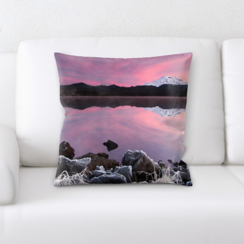 Microsuede Throw Pillow