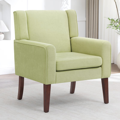 Mid-Century Accent Chairs Featuring Removable Cushions