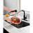 Matte Black Kitchen Sink Faucet With Pull Down Spray Head, Single Handle 360 Rotatable High Spout. Corrosion And Rust Coating For Extended Service. Control Water Temperature Flow Easily One Handle.-2043094288