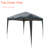 Adrew Dakota Fields Black Fabric Replacement Canopy for Gazebo