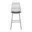 Crestline Upholstered Counter Stool with Metal Frame-38420866