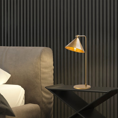 Lampe de table en métal Emlyn