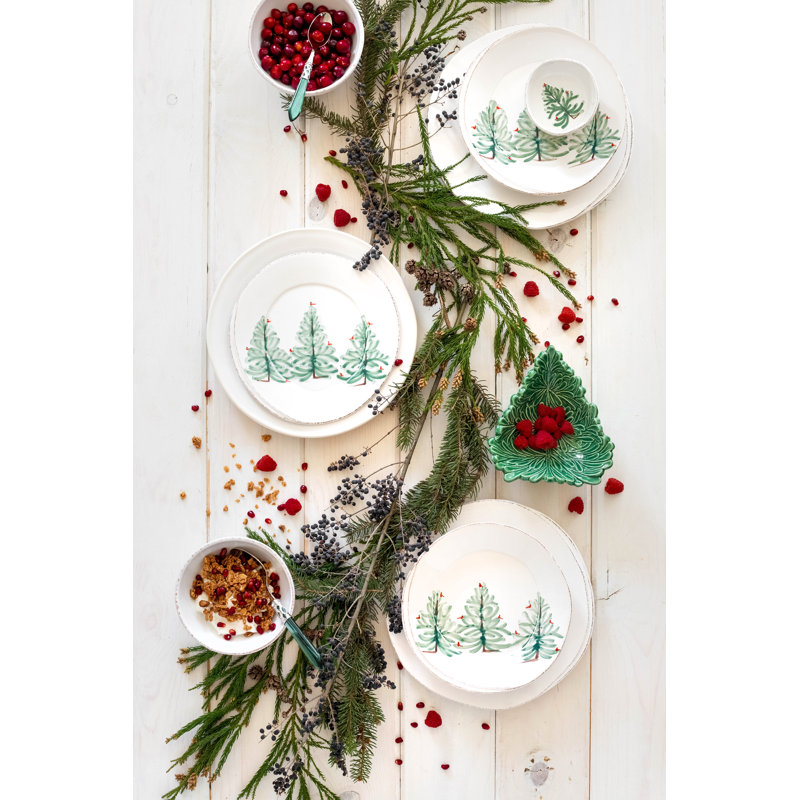 Lastra Holiday Figural Tree Small Plate