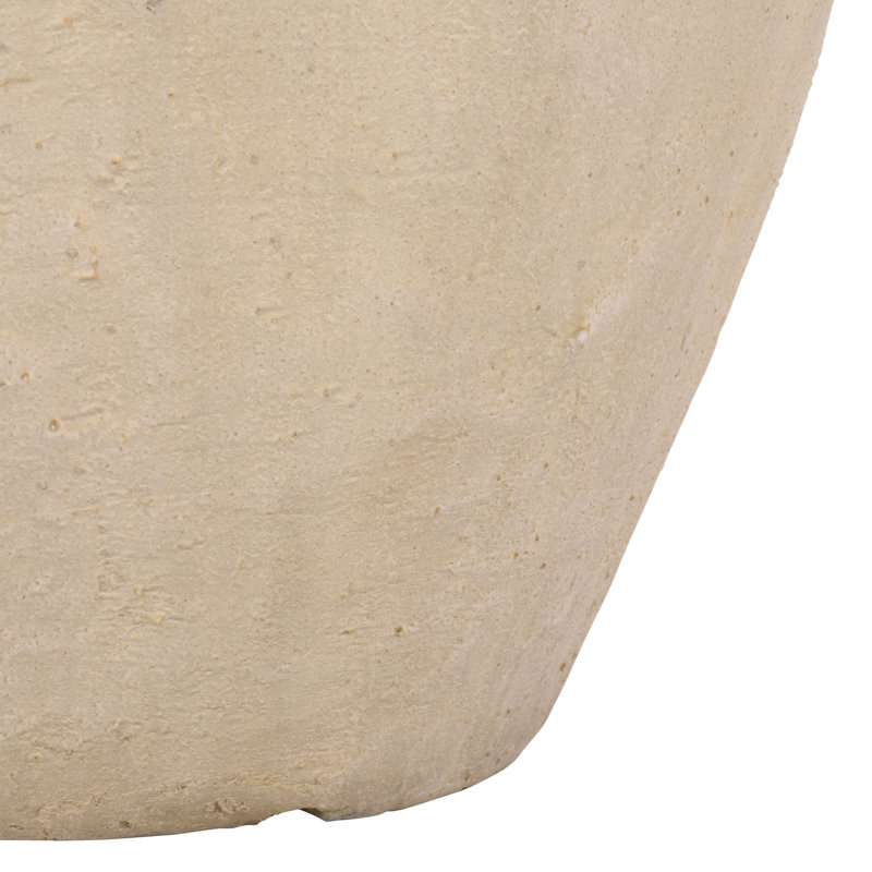 Cana Pedestal Planter Pot, Beige