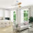 47 Inch Ceiling Fan With 22W LED Light And Remote Control 6 Speeds Reversible DC Motor For Living Room-807619868-807619866