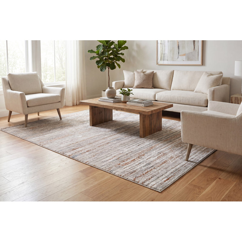 Striped Rug, Rectangle 5'2" x 7'