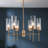 Arnita 6-Light Classic/Traditional Bubble Glass Shade Dining Room Chandelier ETL Certified