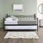 Antwerp Metal Daybed with Trundle and Mattress-1983619977
