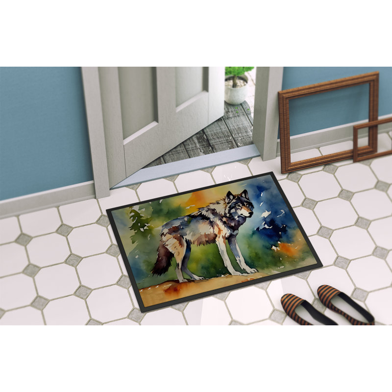 Rigsbee Non-Slip Doormat, 18'' W x 27'' L