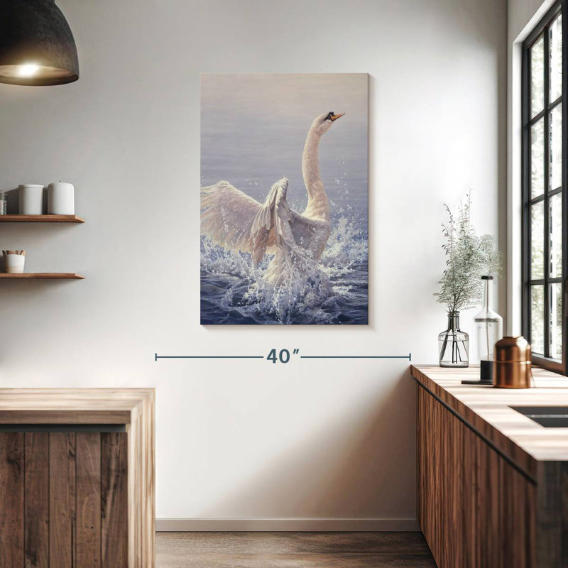 Cygne sourd Brampt, H 39 po x l 26 po