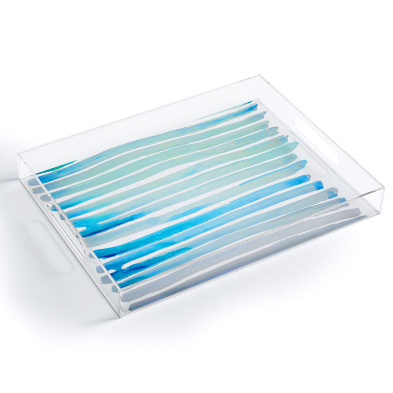 Koger Plastic / Acrylic Tray, 1" H x 8" W x 6" L