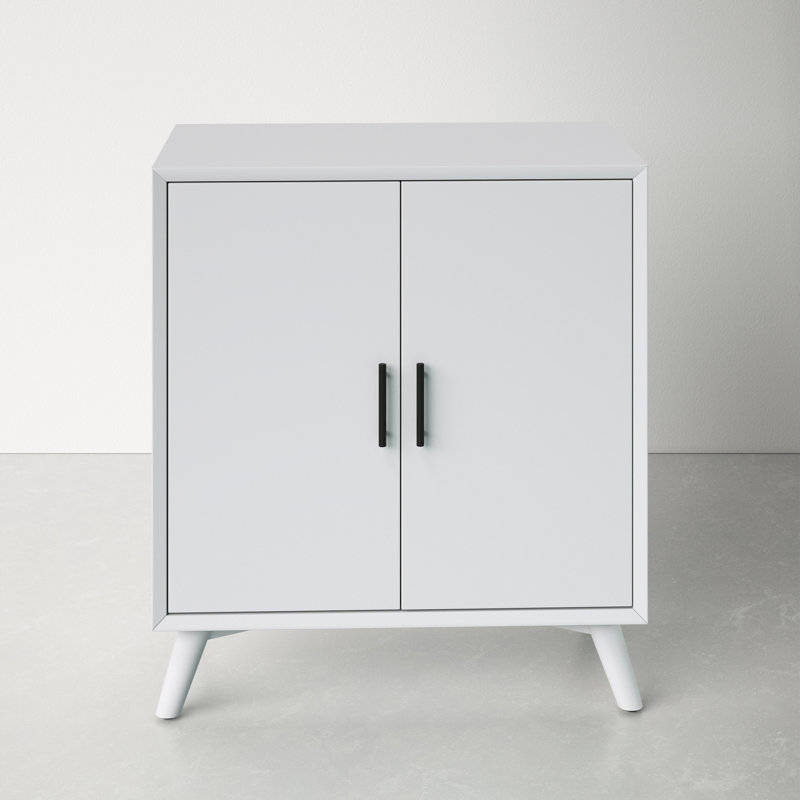 Williams Low Bar Cabinet, White