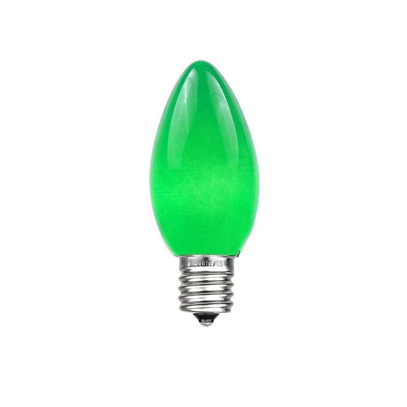 Guirlande 100 lumières en céramique, Vert, 25 lumières