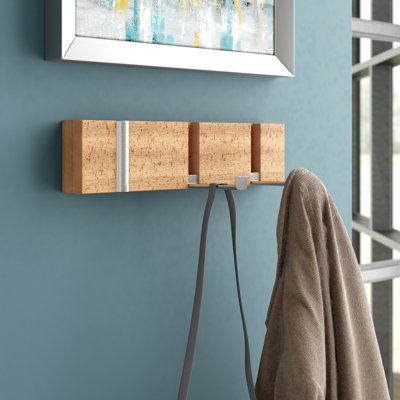 Canfield Solid Wood Wall 3 - Hook Wall Mounted Coat Rack