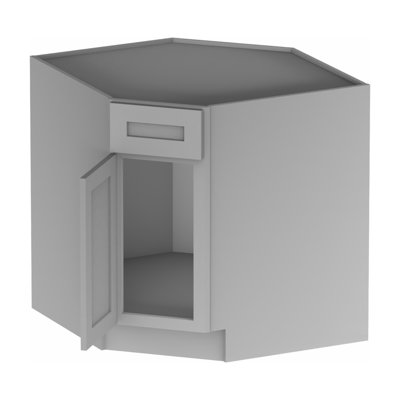 Armoire de base en évier en contreplaqué prêt à assembler Kindwood Eco Shaker l 36 x P 24 x H 34,5