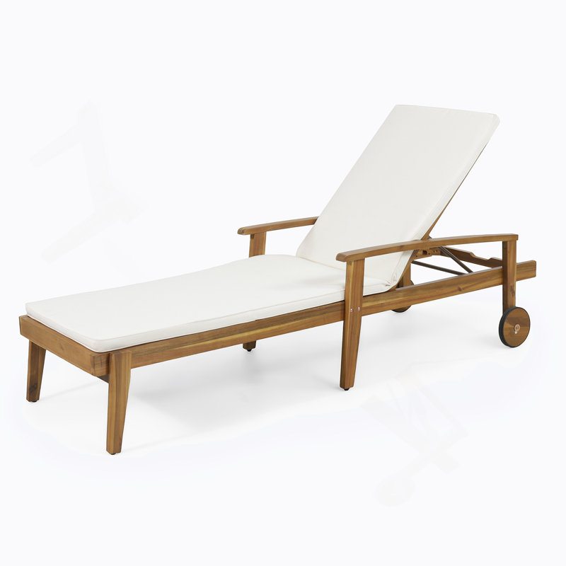 Chaise longue Jason, Teck
