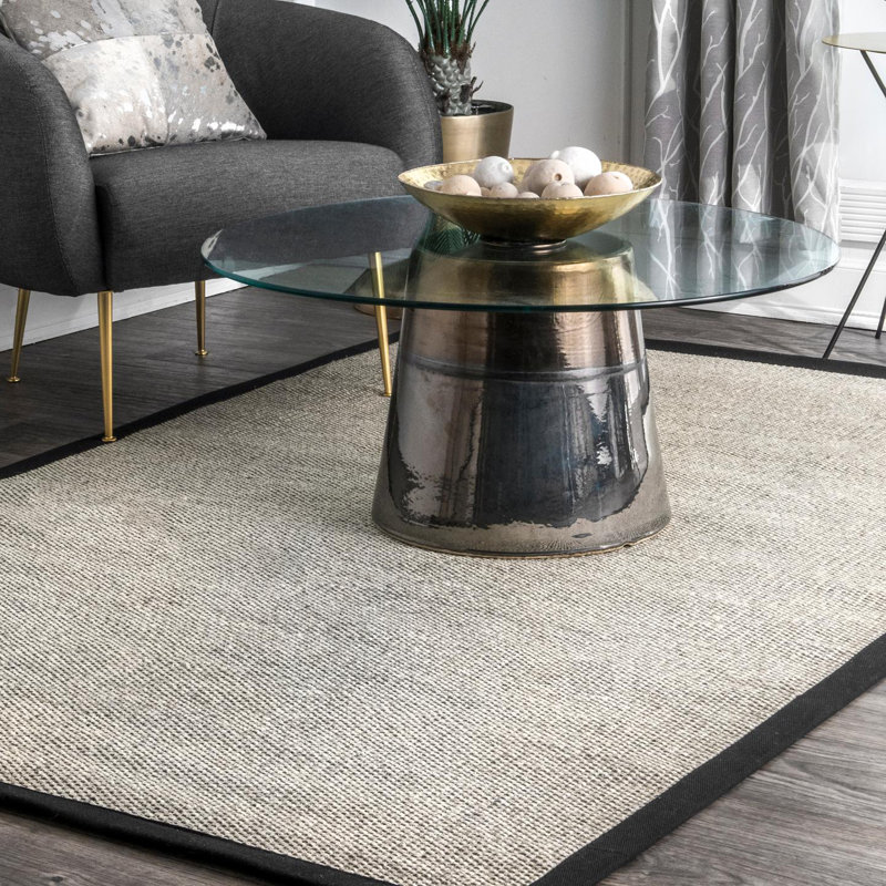 Tapis gris en jute / sisal Anderson, Rectangle 9 pi x 12 pi