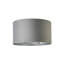 Aidar Linen Blend Drum Lamp Shade ( Slip-On ) in Grey-817310915