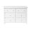 Milk Street Baby Branch Double Dresser (Snow with Acacia Knobs)